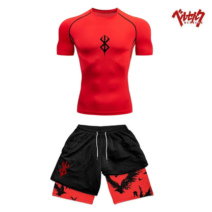 Compression Shirts and Shorts.